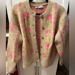 Zara Floral Cardigan